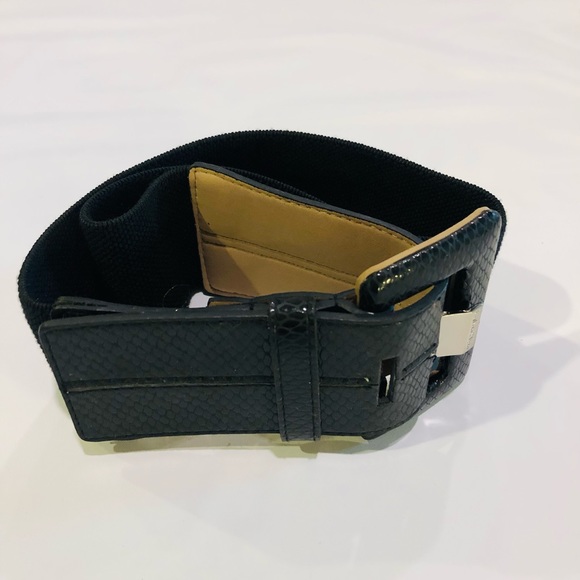Calvin Klein | Black Elastic Stretch Belt - Picture 4 of 8